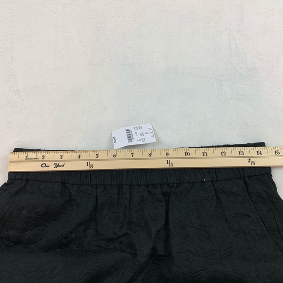 J crew 3 inch Floral Jacquard Pull On Shorts black - Picture 10 of 14